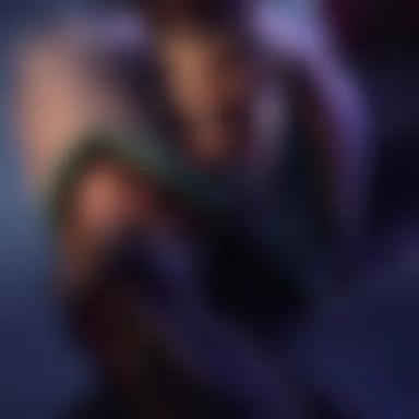 Blurred background image of Draven