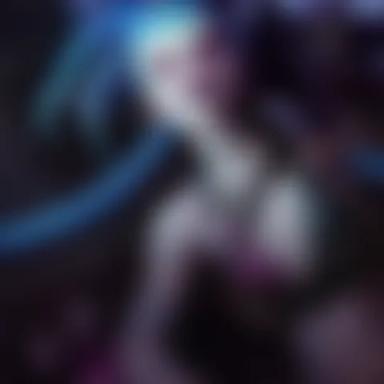 Blurred background image of Jinx