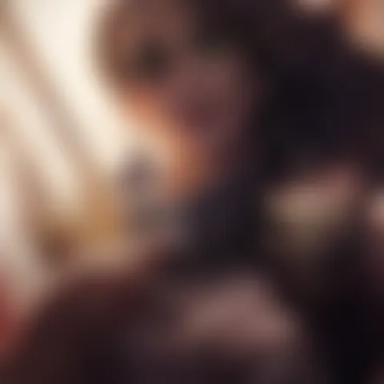 Blurred background image of Samira